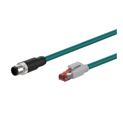 绿园M12 Connector Communication Cable M12 连接器通信电缆